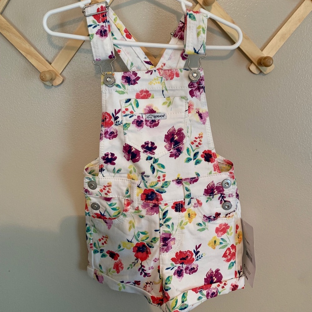 Jordache Floral Overalls